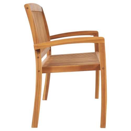 Složiva vrtna klupa s jastukom 159 cm od masovne tikovine - Crna 150 cm 1 Cijena