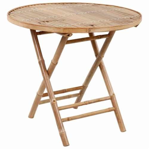 5-dijelni sklopivi vrtni blagovaonski set od bambusa - Bež 40 x 40 x 4 cm 4 Cijena