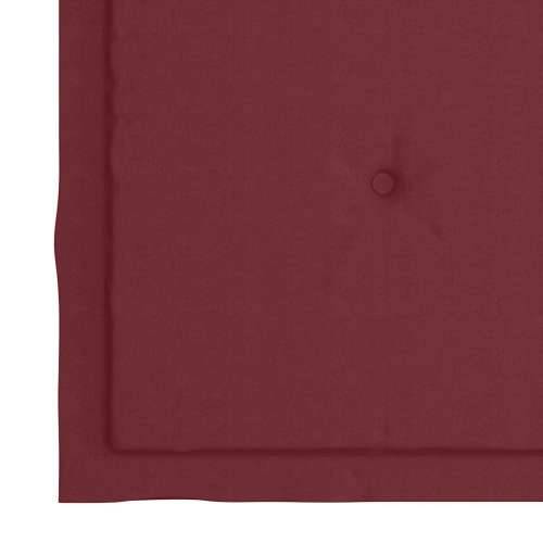 Sklopive vrtne stolice s jastucima 2 kom od bambusa - boja crnog vina 2 40 x 40 x 4 cm 1 Cijena