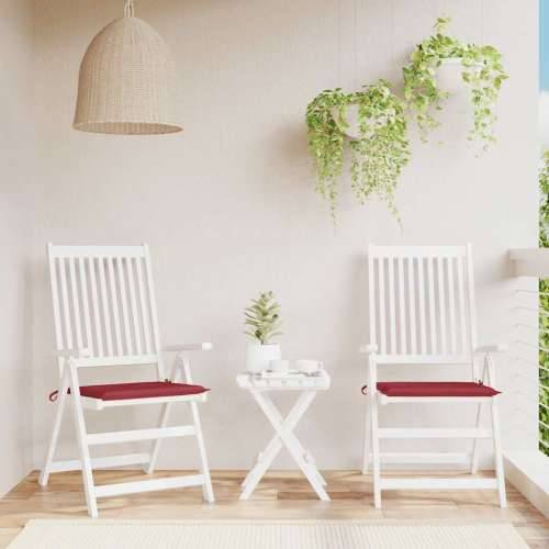 Jastuci za vrtne stolice 2 kom boja vina 40x40x4 cm od tkanine - boja crnog vina 40 x 40 x 3 cm 2 Cijena