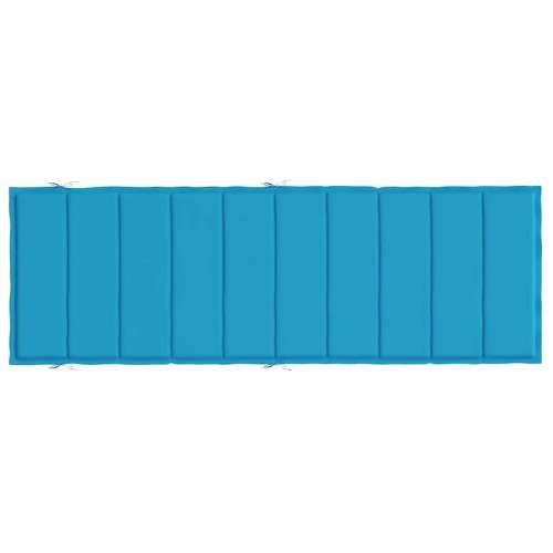 Jastuk za ležaljku plavi 186x58x4 cm od tkanine Oxford - Plava 1 Cijena