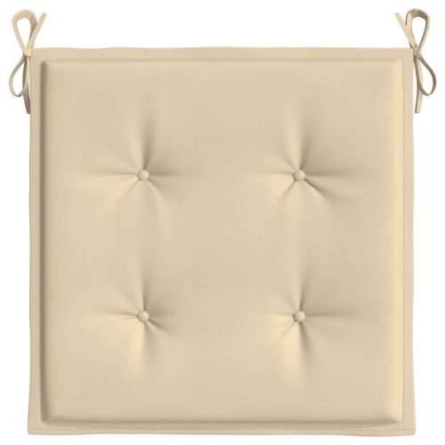 Jastuci za vrtne stolice 6 kom bež 50x50x4 cm od tkanine Oxford - Bež 50 x 50 x 3 cm 6 Cijena
