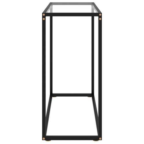 Konzolni stol prozirni 80 x 35 x 75 cm od kaljenog stakla - Transparentan 80 x 35 x 75 cm 1 Bez nogu Cijena