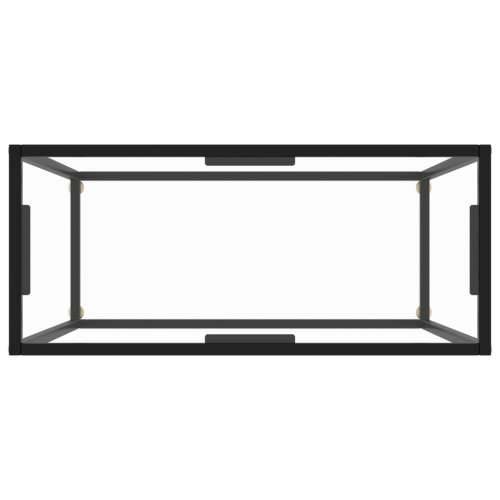 Konzolni stol prozirni 80 x 35 x 75 cm od kaljenog stakla - Transparentan 80 x 35 x 75 cm 1 Bez nogu Cijena