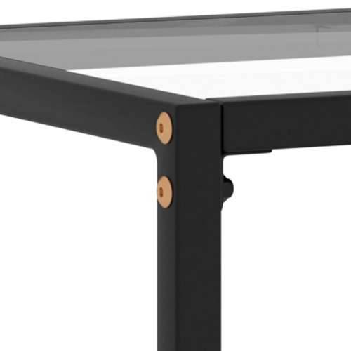 Konzolni stol prozirni 80 x 35 x 75 cm od kaljenog stakla - Transparentan 80 x 35 x 75 cm 1 Bez nogu Cijena