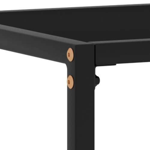 Konzolni stol crni 100 x 35 x 75 cm od kaljenog stakla Cijena