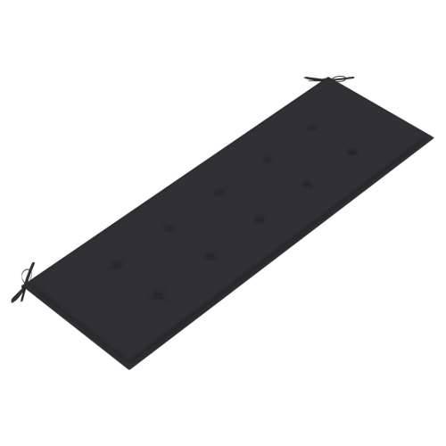 Složiva vrtna klupa s jastukom 159 cm od masovne tikovine - Antracit 150 cm 1 Cijena
