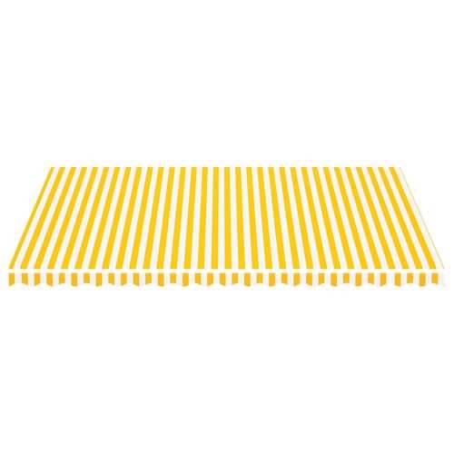 Zamjenska tkanina za tendu žuto-bijela 5 x 3,5 m Cijena