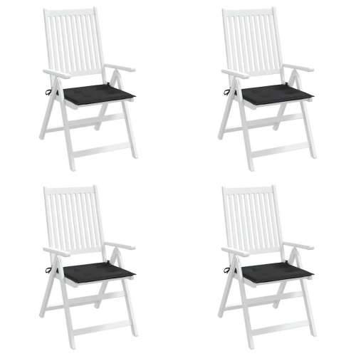 Jastuci za vrtne stolice 4 kom crni 50x50x4 cm tkanina Oxford - Crna 50 x 50 x 3 cm 4 Cijena
