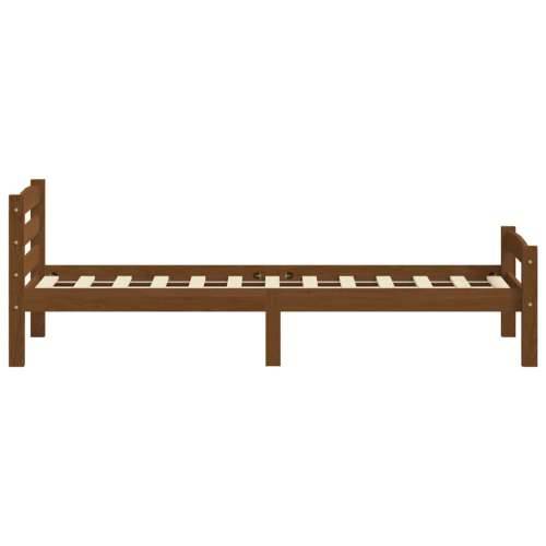 Okvir za krevet od masivne borovine boja meda 100 x 200 cm - boja meda 100 x 200 cm Cijena