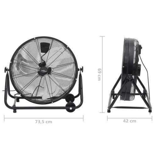 Industrijski ventilator s bubnjem 60 cm 172,5 W crni Cijena