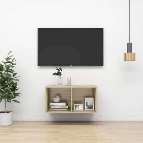Zidni TV ormarić boja hrasta 37 x 37 x 72 cm konstruirano drvo - sonoma hrast 1 72 cm Cijena