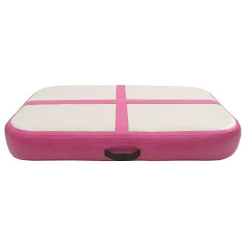Strunjača na napuhavanje s crpkom 60 x 100 x 15 cm PVC roza - Siva i ružičasta 60 x 100 x 15 cm 1 Cijena