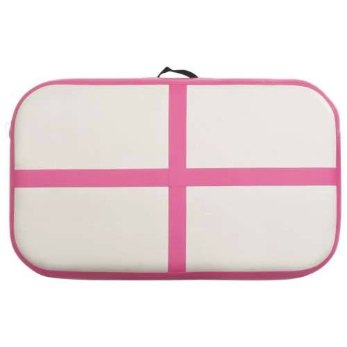 Strunjača na napuhavanje s crpkom 60 x 100 x 15 cm PVC roza - Siva i ružičasta 60 x 100 x 15 cm 1 Cijena