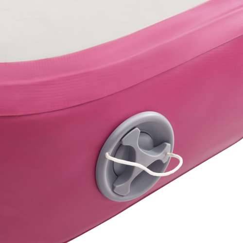 Strunjača na napuhavanje s crpkom 60 x 100 x 15 cm PVC roza - Siva i ružičasta 60 x 100 x 15 cm 1 Cijena