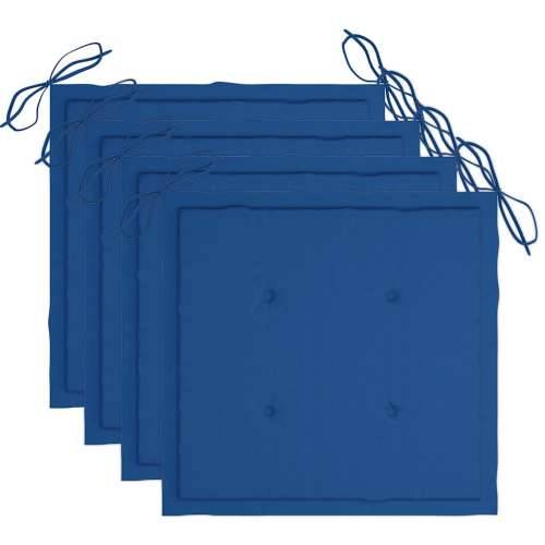 5-dijelni sklopivi vrtni blagovaonski set od bambusa - Kraljevski plava 40 x 40 x 4 cm 4 Cijena