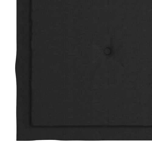 Sklopive vrtne stolice s jastucima 2 kom od bambusa - Crna 2 40 x 40 x 4 cm 1 Cijena