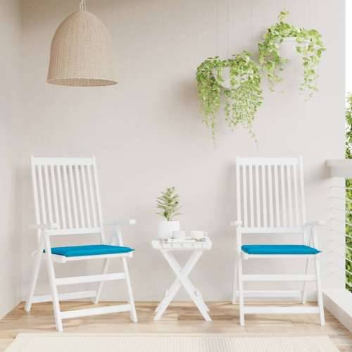 Jastuci za vrtne stolice 2 kom plavi 40 x 40 x 3 cm od tkanine Cijena