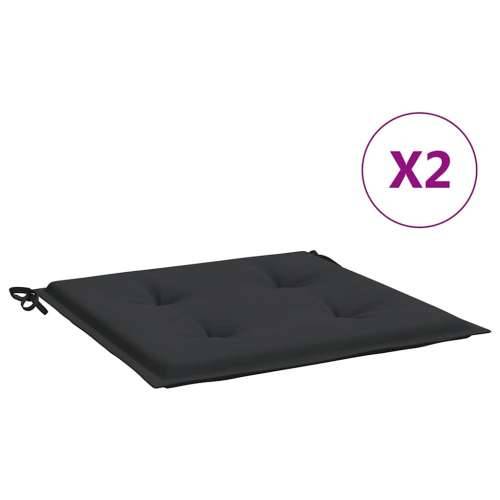 Jastuci za vrtne stolice 2 kom crni 40x40x4 cm od tkanine - Crna 40 x 40 x 3 cm 2 Cijena