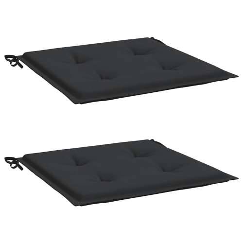 Jastuci za vrtne stolice 2 kom crni 40x40x4 cm od tkanine - Crna 40 x 40 x 3 cm 2 Cijena