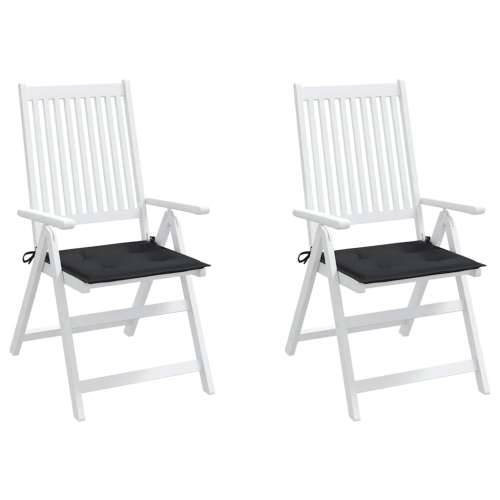 Jastuci za vrtne stolice 2 kom crni 40x40x4 cm od tkanine - Crna 40 x 40 x 3 cm 2 Cijena