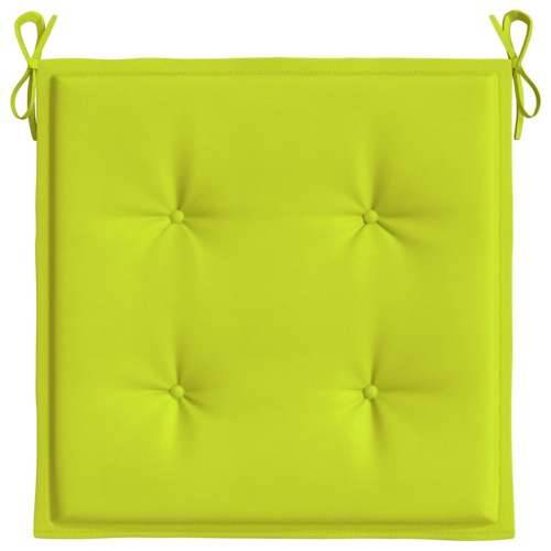 Jastuci za vrtne stolice 4 kom zeleni 40x40x4 cm od tkanine - Svjetlozelena 40 x 40 x 3 cm 4 Cijena
