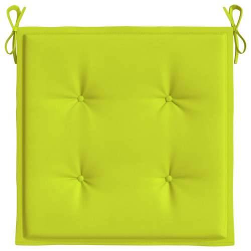 Jastuci za vrtne stolice 6 kom zeleni 40x40x4 cm od tkanine - Svjetlozelena 40 x 40 x 3 cm 6 Cijena