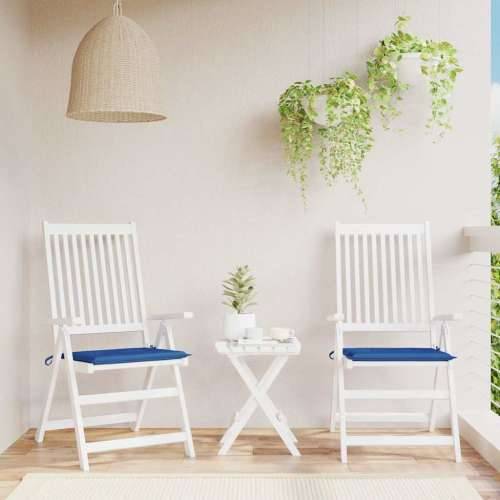 Jastuci za vrtne stolice 2 kom plavi 50x50x4 cm od tkanine - Kraljevski plava 50 x 50 x 3 cm 2 Cijena
