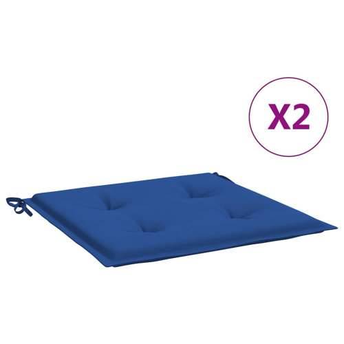 Jastuci za vrtne stolice 2 kom plavi 50x50x4 cm od tkanine - Kraljevski plava 50 x 50 x 3 cm 2 Cijena