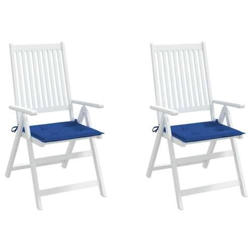 Jastuci za vrtne stolice 2 kom plavi 50x50x4 cm od tkanine - Kraljevski plava 50 x 50 x 3 cm 2 Cijena