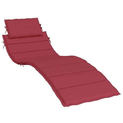 Jastuk za ležaljku boja vina 186x58x4 cm od tkanine Oxford - boja crnog vina 1 Cijena