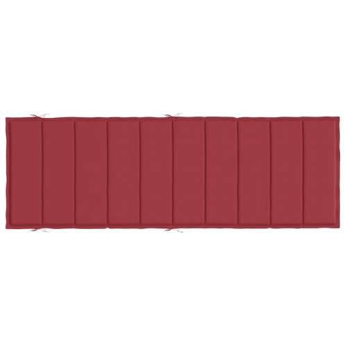 Jastuk za ležaljku boja vina 186x58x4 cm od tkanine Oxford - boja crnog vina 1 Cijena