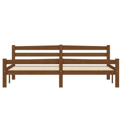 Okvir za krevet od masivne borovine boja meda 180 x 200 cm - boja meda 180 x 200 cm Cijena