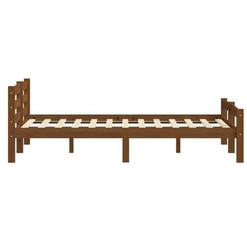 Okvir za krevet od masivne borovine boja meda 180 x 200 cm - boja meda 180 x 200 cm Cijena