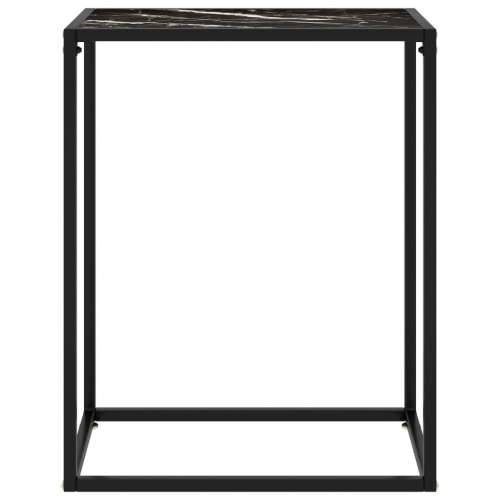 Konzolni stol crni 60 x 35 x 75 cm od kaljenog stakla Cijena