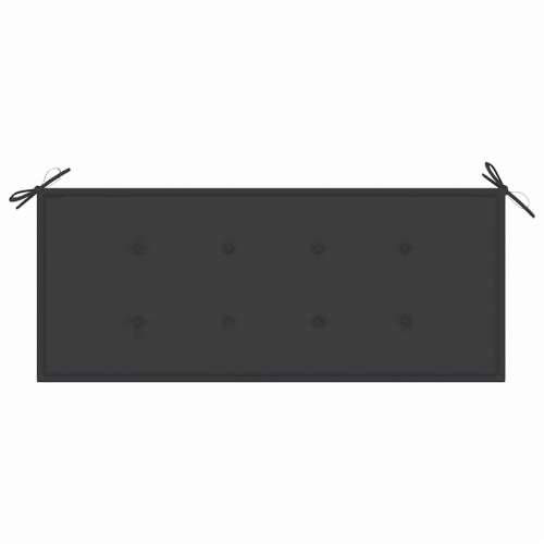 Klupa Batavia s antracit jastukom 120 cm od masivne tikovine - Antracit 120 cm 1 Cijena