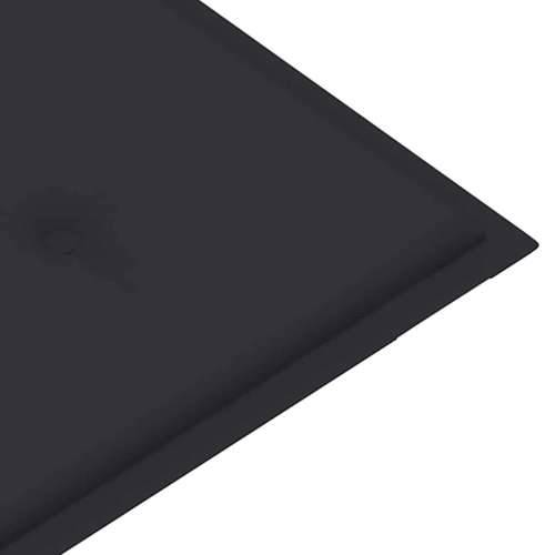 Klupa Batavia s antracit jastukom 120 cm od masivne tikovine - Antracit 120 cm 1 Cijena