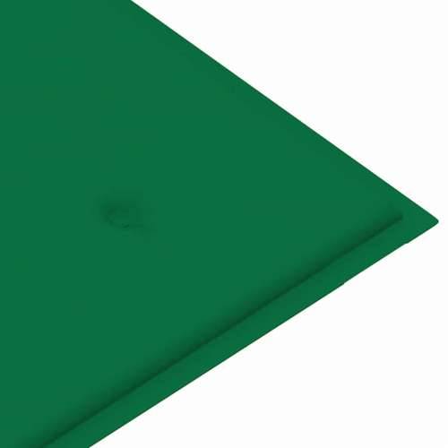 Klupa Batavia sa zelenim jastukom 120 cm od masivne tikovine - Zelena 120 cm 1 Cijena