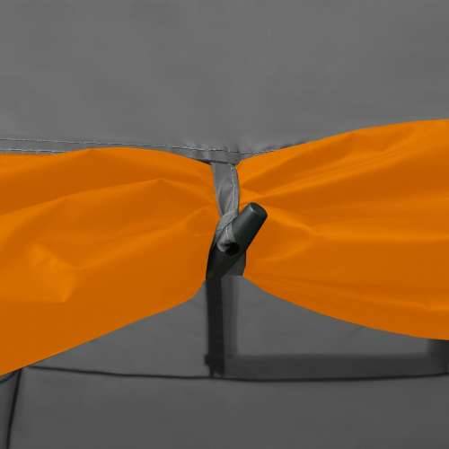 Iglu šator za kampiranje 650x240x190 cm 8 osoba sivo-narančasti Cijena