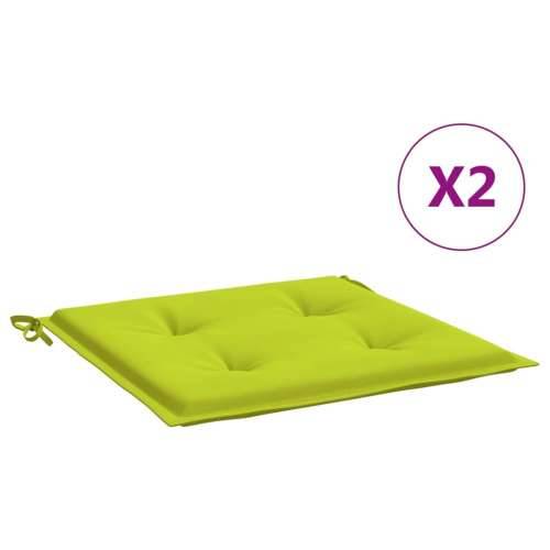 Jastuci za vrtne stolice 2 kom zeleni 40 x 40 x 3 cm od tkanine Cijena