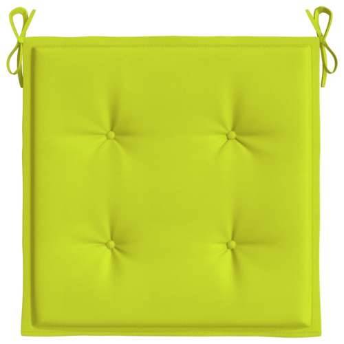 Jastuci za vrtne stolice 2 kom zeleni 40 x 40 x 3 cm od tkanine Cijena