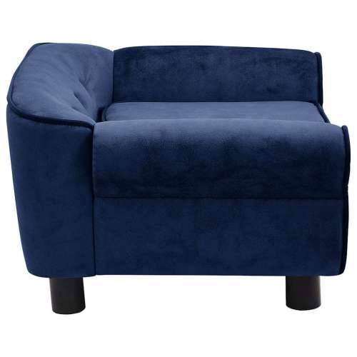 Sofa za pse plava 72 x 45 x 30 cm plišana - Plava Cijena