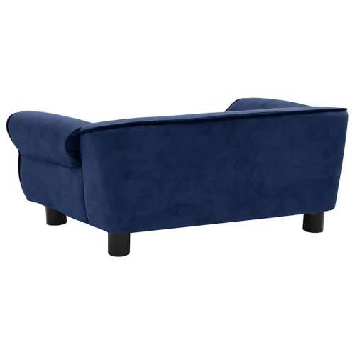 Sofa za pse plava 72 x 45 x 30 cm plišana - Plava Cijena