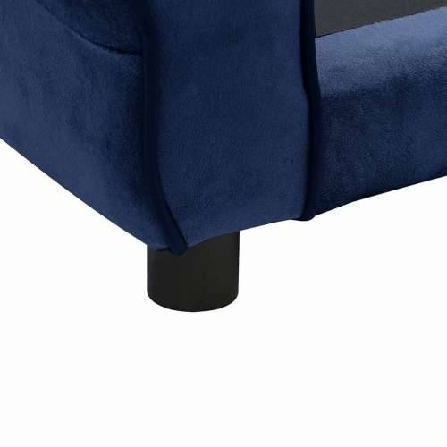Sofa za pse plava 72 x 45 x 30 cm plišana - Plava Cijena