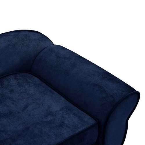 Sofa za pse plava 72 x 45 x 30 cm plišana - Plava Cijena