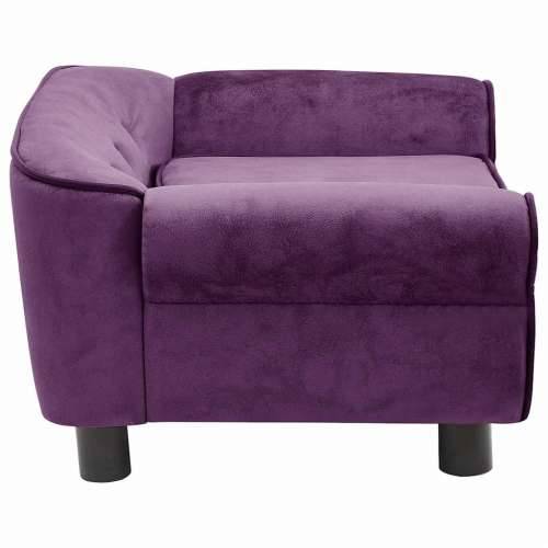 Sofa za pse bordo 72 x 45 x 30 cm plišana - Tamno crvena Cijena