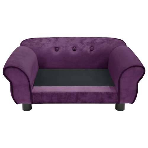 Sofa za pse bordo 72 x 45 x 30 cm plišana - Tamno crvena Cijena