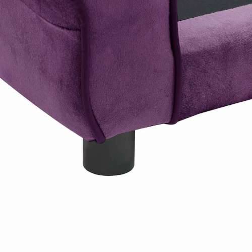 Sofa za pse bordo 72 x 45 x 30 cm plišana - Tamno crvena Cijena