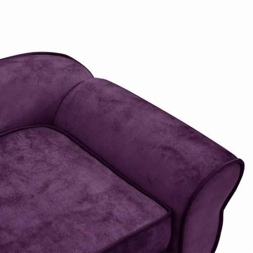 Sofa za pse bordo 72 x 45 x 30 cm plišana - Tamno crvena Cijena