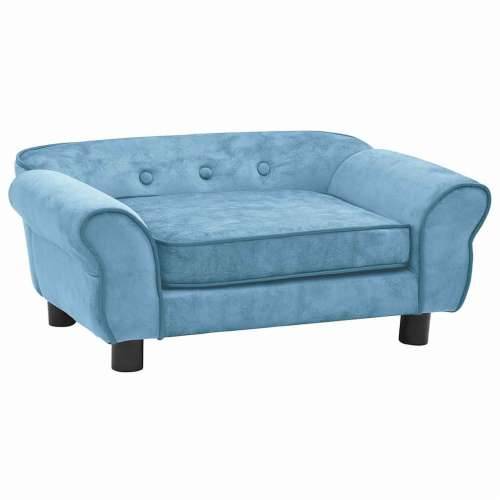 Sofa za pse tirkizna 72 x 45 x 30 cm plišana - Tirkizna Cijena
